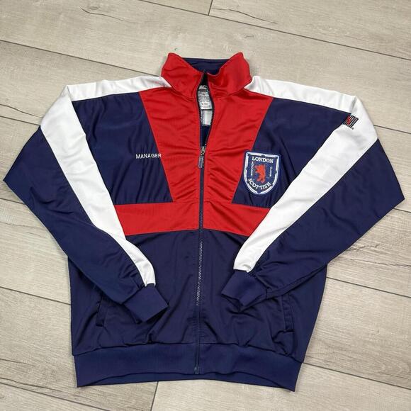 Puma London Scottish Track Jacket Size M “Manager” Team Release VTG Rugby Rare! - Picture 2 of 10
